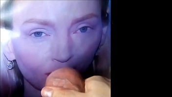 Preview 3 of Waybetter - Uma Thurman Suck &amp_ Cum Tribute