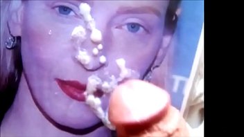 Preview 4 of Waybetter - Uma Thurman Suck &amp_ Cum Tribute