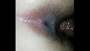 Preview 2 of 2boys F - PERU - Primera vez lubricando el culo de mi Chata