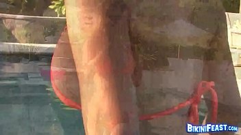 Preview 1 of Hard Fuking And Pee - Bikini Babe and Her Gorgeous Wet Snatch