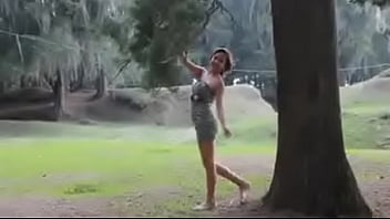 Preview 1 of Nesty Bus - teen dancing hot/ chica bailando caliente