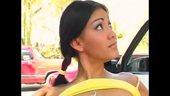 Preview 1 of Korean Usa Online Chat - Latina brunette in pigtails sucks cock and fucks outdoors