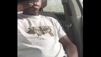 Preview 2 of Yummylilya - Ebony smoking cumshot nutt in black from freaky nasty thug gangsta