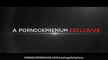 Preview 1 of Pervertet Lesbian - CASTING ALLA ITALIANA - #Vittoria Dolce - Rough Threesome For Horny Ukrainian Blonde