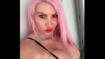 Preview 3 of Asian Tit Boob - Pink Haired busty milf loves showing off her body for you