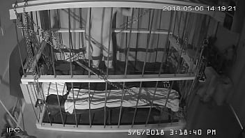Preview 1 of Horny Gay Sleeping Friend - The Cage cam  unedited- un planned