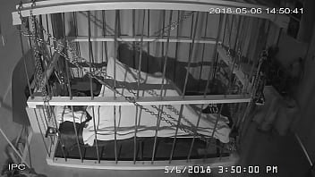 Preview 4 of Horny Gay Sleeping Friend - The Cage cam  unedited- un planned