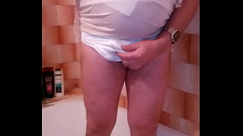 Preview 3 of Honney Bunny Mom Dau - crossdress cum satin men