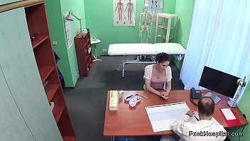 Preview 1 of Hard Family Fake Bajar - Slim patient fucks on examining bed
