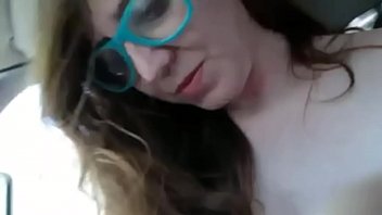 Preview 2 of Javur Latin Sex - Nerdy Plumper Masturbating in Her Car