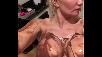 Preview 1 of Anal Sinhala - Huge 34JJ  tits messy food fetish play