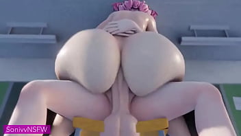 Preview 3 of Rape Sirya - BIG ASS GIRL DESTROYING BIG ASS WITH MIKU