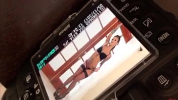 Preview 2 of Dont Like Ganbang - Felicity Feline being a slut behind the scenes on set for Spizoo blowjobs and sex