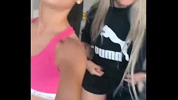 Preview 4 of B F Chodne Bala Video - Micaela Caminiti y Apolonia Lapiedra haciendo porno primera vez