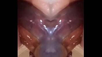 Preview 3 of Sanny Leone Fuking Videos - MIRRanuz 29 20240918 BARBIE head fuck myAnus DP 2 dildos Glass Knotted Plug DP