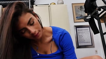 Preview 3 of Vegitables Sex - Skinny brunette shows director how hot and naughty she can be