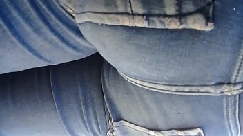 Preview 2 of Wood Jungle Sex - Buen culo en la calle en jeans