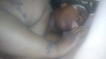 Preview 2 of Itmframelove - Deepthroat ebony bbw redhead from behind