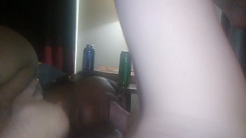 Preview 3 of Itmframelove - Deepthroat ebony bbw redhead from behind