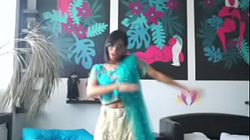 Preview 4 of Lovers Bus - Canela Skin dancing on Indian Bollywood Song
