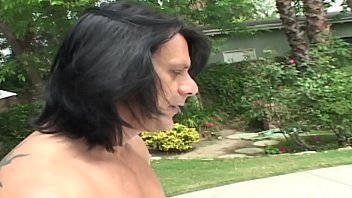 Preview 1 of Friends Mom Pov - Blonde bombshell gets fucked by the pool cleaner stud outdoors