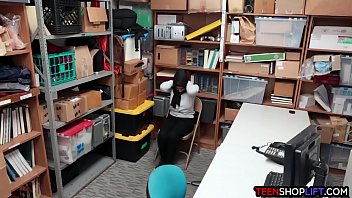 Preview 2 of Srdaniella Videos - Muslim teen with huge tits busted stealing from a store