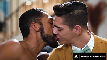 Preview 2 of Suny Leon Fucking Videos - HETEROFLEXIBLE - College Boy In The Closet Benvi RAILS Hot DILF Next Door Luka Phoenix