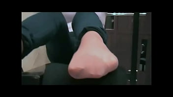Preview 4 of Lucas Frest All Mom Son Videos - Socks and Nylon After Gym (Fetish Obsession)
