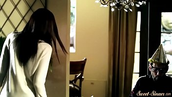 Preview 4 of Step Son Cant Resist Mother - Gorgeous stepsister drilled and creamed