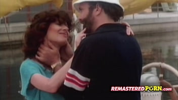Preview 2 of Findpussys And Boobs - Retro couple steams things up on a really kinky boat ride