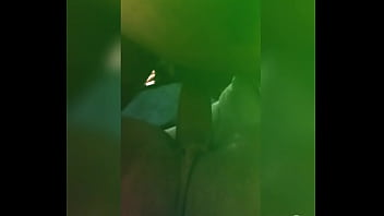 Preview 4 of San Moms Sax - Neon Deep in Wife&#039_s Tight Pussy - hardcorekinkycouple