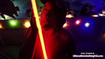 Preview 1 of Hel G A Sven - May the 4th be with you - Star Wars BBW Toy Play and Light Saber Bating!