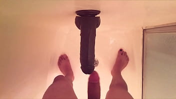 Preview 2 of Japenese Shower Mom - Huge Dildo