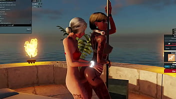 Preview 1 of Rosa Caracciolo Tarzan2 - Two lesbian girls