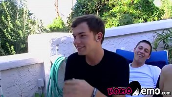 Preview 1 of Pure Xxx Film Shagging The Boss - Sexy twinks cheating on their boyfriends at an outdoor party