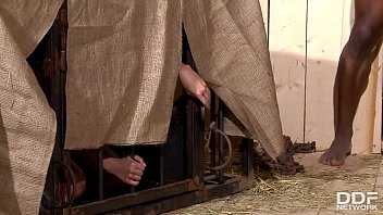 Preview 1 of Doogl Sex - Mira Cuckold Dominates Her Two Subs in the Barn