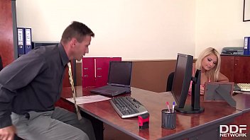 Preview 1 of Wife Chating Husbend - Nympho Secrataries Lana &amp_ Minnie Manga Seduce the Boss