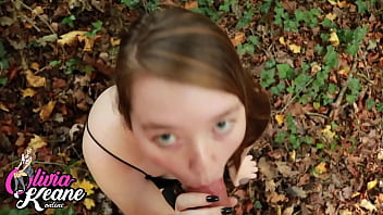 Preview 3 of Big Booty Chick - Real 18 Year Old - Sloppy BJ &amp_ Swallow