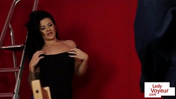 Preview 1 of X X X Bf Sxey - Smalltit MILF helps submissive guy to cum