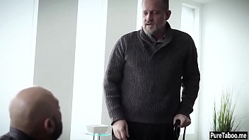 Preview 1 of Remas Toket Dimobil - Threesome sex with problematic teens and horny old man