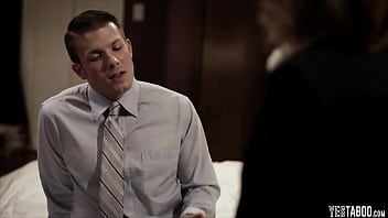 Preview 2 of Mom And San Sex Hotel - Real estate agent tricked into sex by creepy pervert