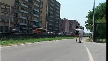 Preview 1 of Car Drilling - Sweet face tranny rides a lovely hard cock in her tight ass hole