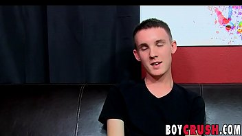 Preview 1 of Dynxxesxp - Solo twink working on his big fat cock during an interview