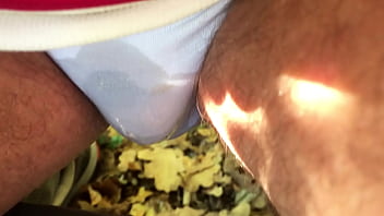 Preview 2 of Parking Wank - Pissing outside