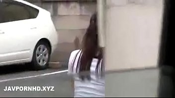 Preview 1 of Florida Sun Model - Japanese housewife fucked outside the house husband is inside