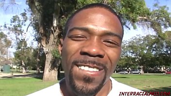 Preview 1 of Gay Fuki - Girl from park takes 2 black cocks