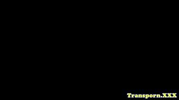 Preview 4 of 2baa2 - Amateur transsexual jerking in closeup