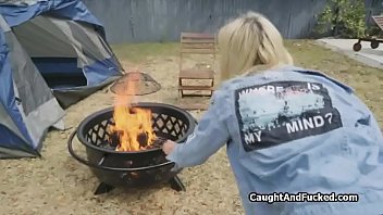 Preview 2 of M Uruku - Backyard camping leads to blowing a stranger