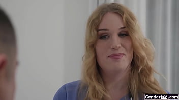 Preview 1 of Findwomen Love To Suck Cock - Tgirl nurse Erica Cherry is ready to help guy with his boner