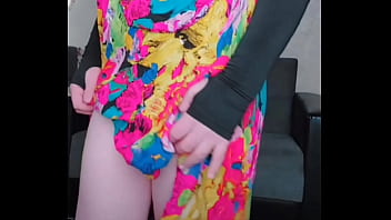 Preview 2 of Tawny Kitaen - Transgender Hot Pretty Ladyboy Short Dress White Body Sexy Dancer Cosplayer Model Shemale